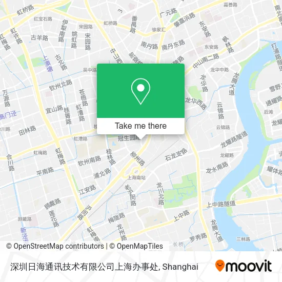 深圳日海通讯技术有限公司上海办事处 map