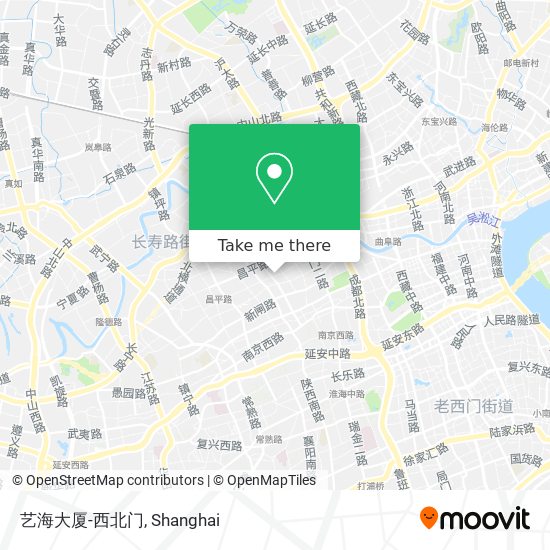 艺海大厦-西北门 map