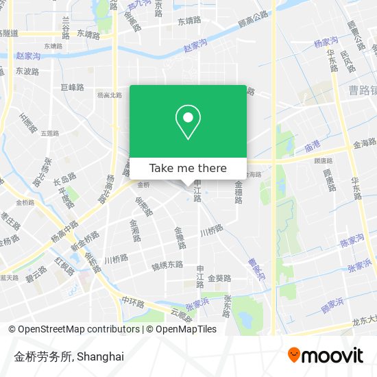 金桥劳务所 map