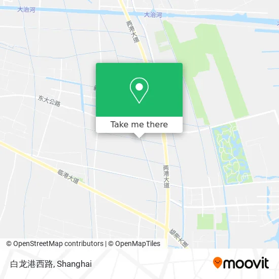 白龙港西路 map