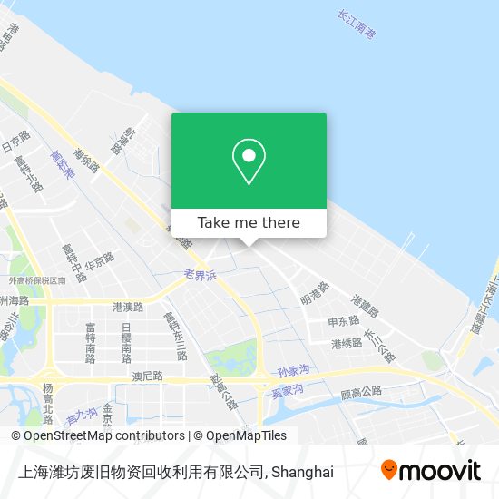 上海潍坊废旧物资回收利用有限公司 map