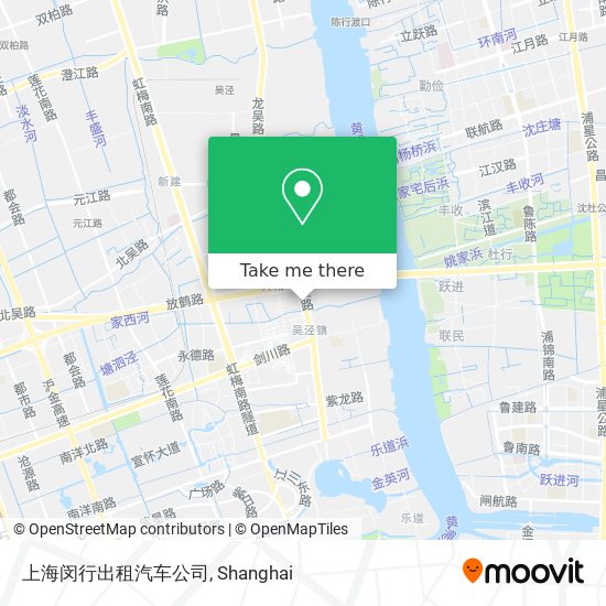 上海闵行出租汽车公司 map