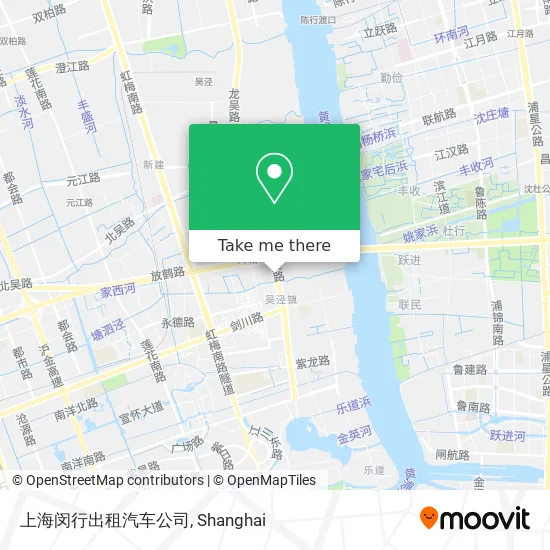 上海闵行出租汽车公司 map