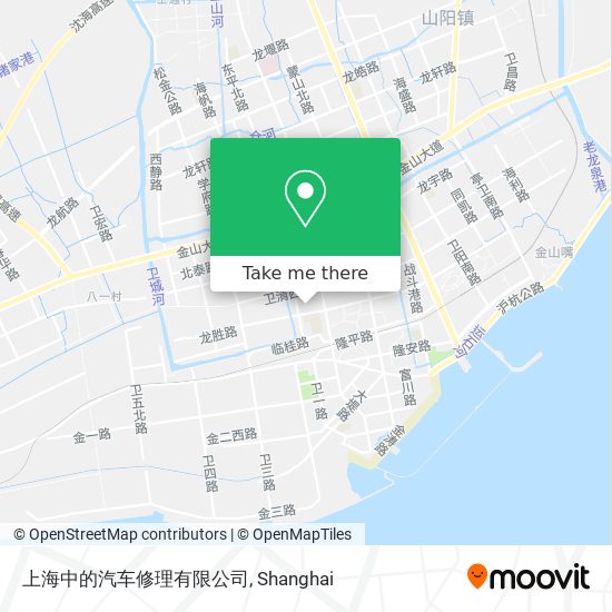 上海中的汽车修理有限公司 map