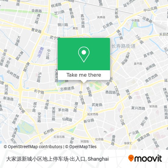 大家源新城小区地上停车场-出入口 map