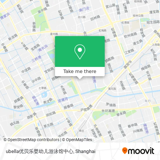 ubella优贝乐婴幼儿游泳馆中心 map