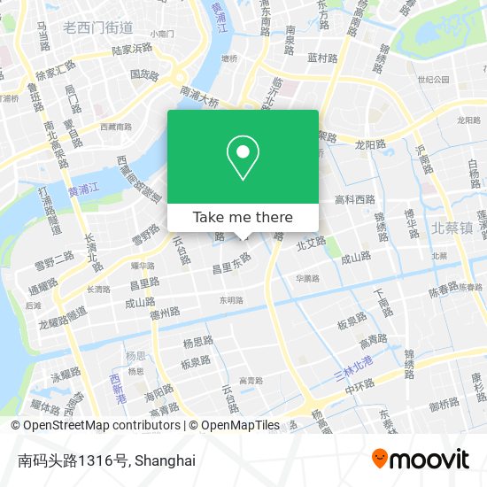 南码头路1316号 map