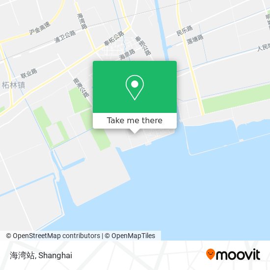 海湾站 map