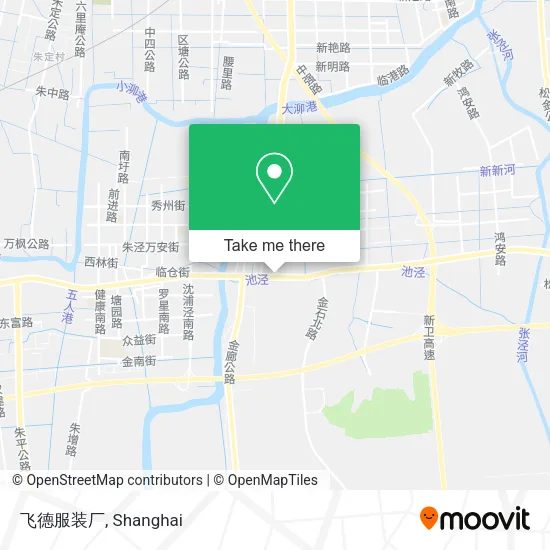飞德服装厂 map