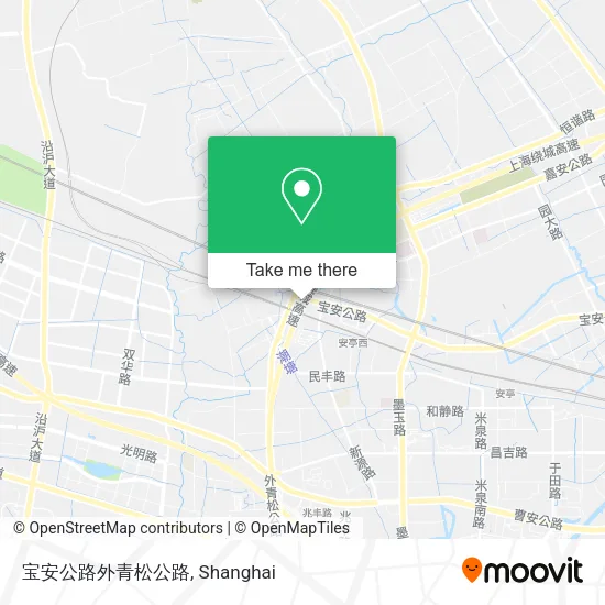 宝安公路外青松公路 map