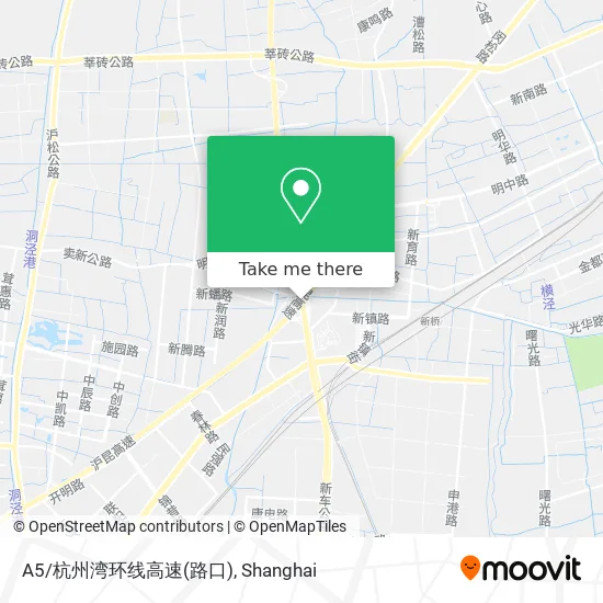A5/杭州湾环线高速(路口) map