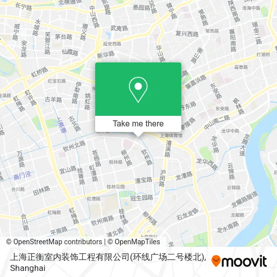 上海正衡室内装饰工程有限公司(环线广场二号楼北) map