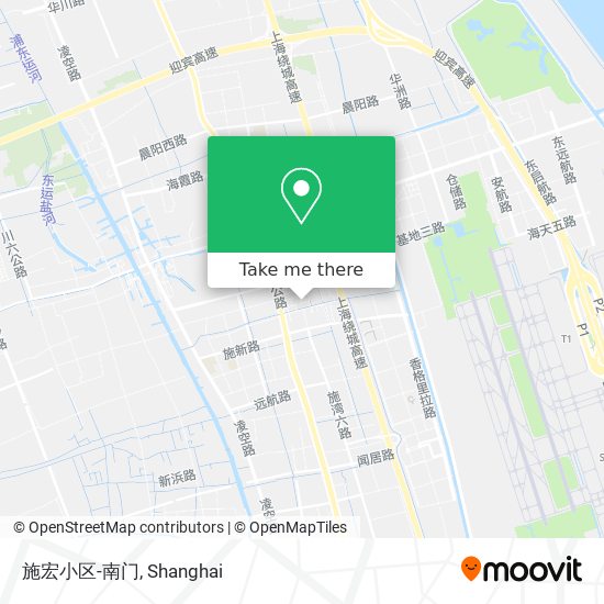 施宏小区-南门 map