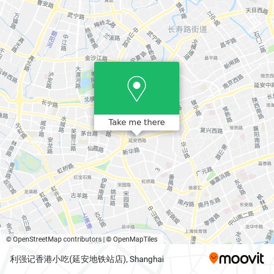 利强记香港小吃(延安地铁站店) map