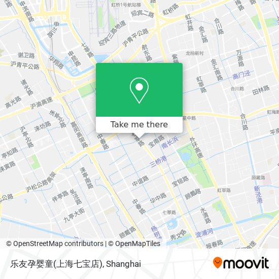 乐友孕婴童(上海七宝店) map