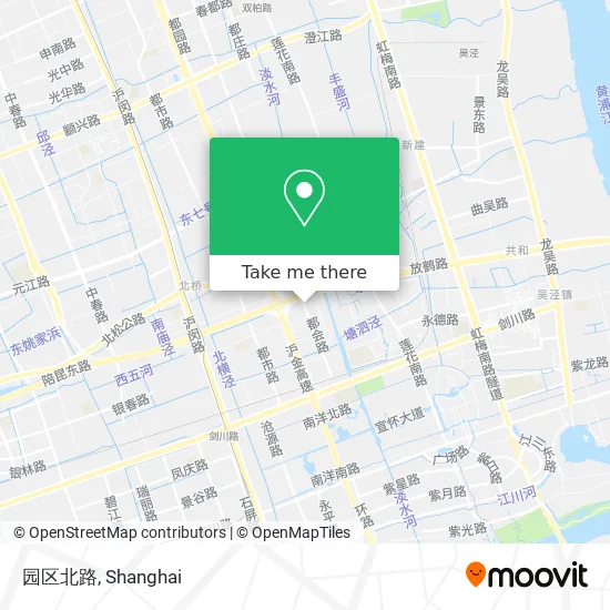 园区北路 map