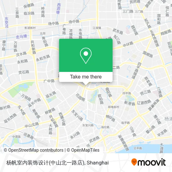 杨帆室内装饰设计(中山北一路店) map
