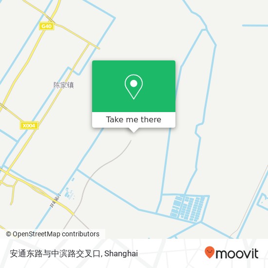 安通东路与中滨路交叉口 map