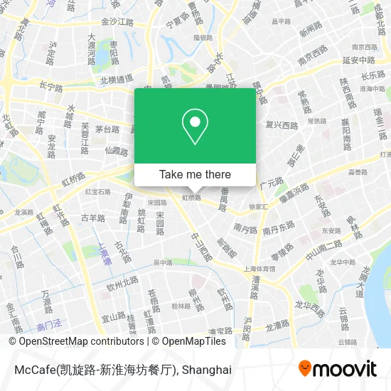 McCafe(凯旋路-新淮海坊餐厅) map