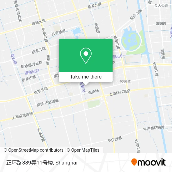 正环路889弄11号楼 map