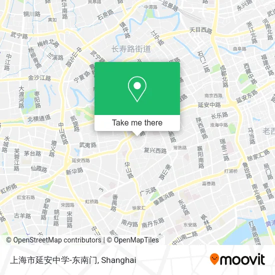 上海市延安中学-东南门 map