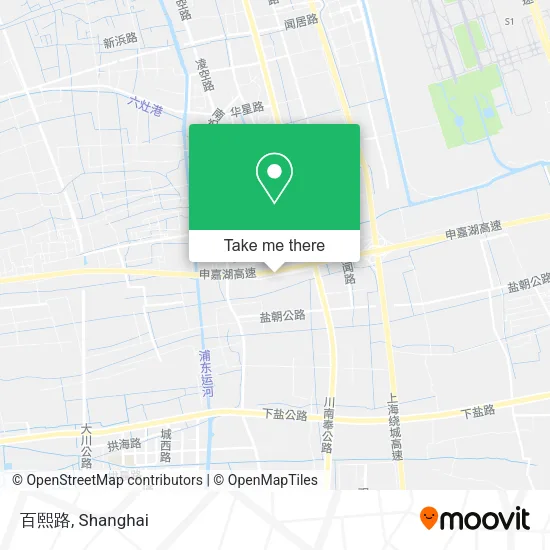 百熙路 map