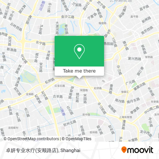 卓妍专业水疗(安顺路店) map