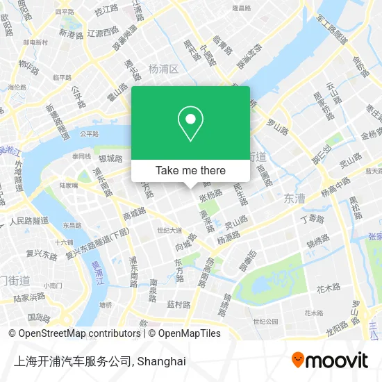 上海开浦汽车服务公司 map