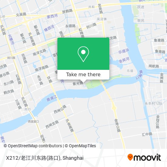 X212/老江川东路(路口) map