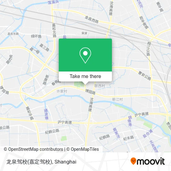 龙泉驾校(嘉定驾校) map