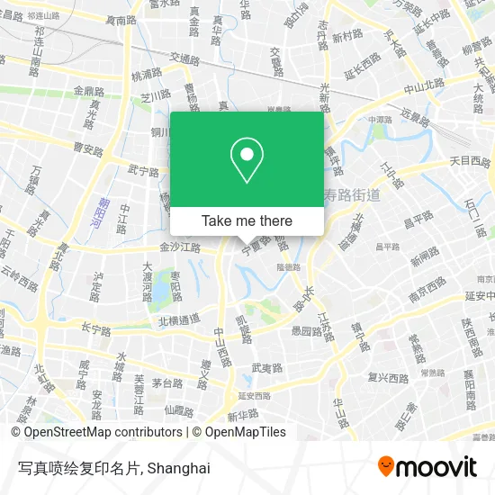 写真喷绘复印名片 map
