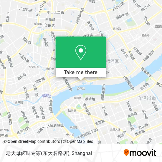 老天母卤味专家(东大名路店) map