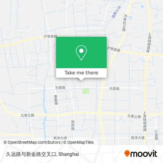 久远路与新金路交叉口 map