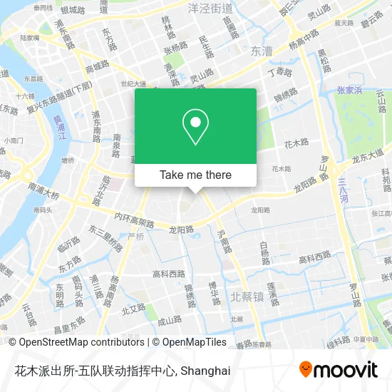 花木派出所-五队联动指挥中心 map