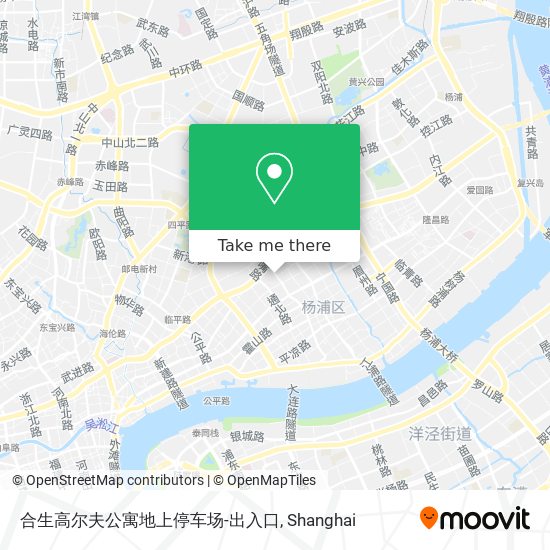 合生高尔夫公寓地上停车场-出入口 map