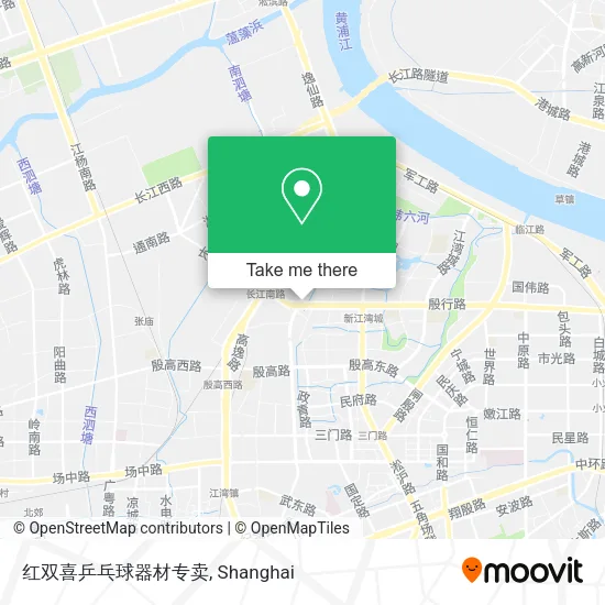 红双喜乒乓球器材专卖 map