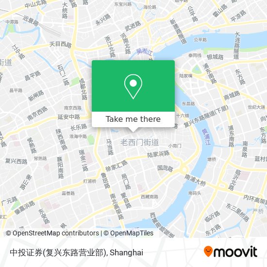 中投证券(复兴东路营业部) map