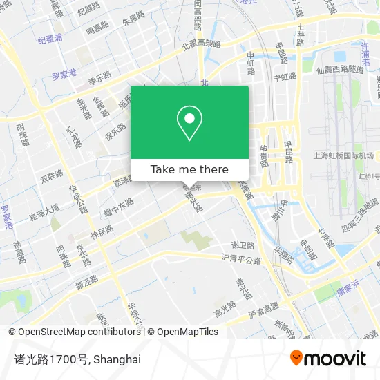 诸光路1700号 map