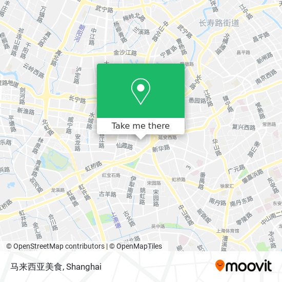 马来西亚美食 map