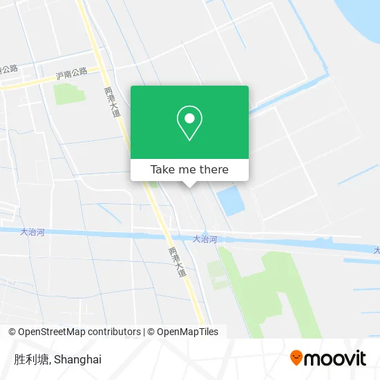胜利塘 map