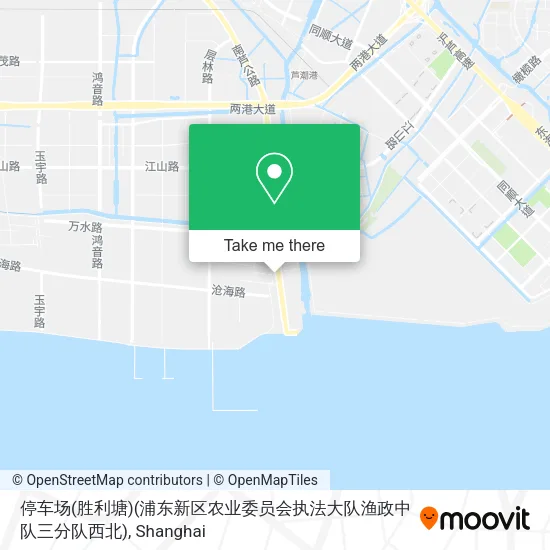 停车场(胜利塘)(浦东新区农业委员会执法大队渔政中队三分队西北) map
