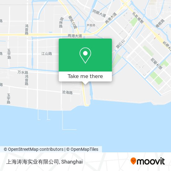 上海涛海实业有限公司 map