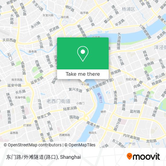 东门路/外滩隧道(路口) map
