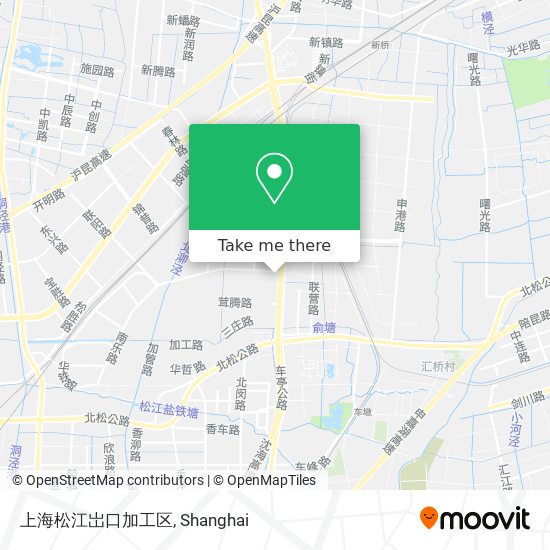 上海松江岀口加工区 map