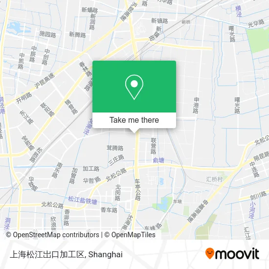 上海松江岀口加工区 map