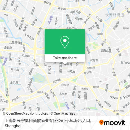 上海新长宁集团仙霞物业有限公司停车场-出入口 map