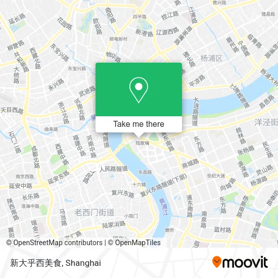 新大乎西美食 map