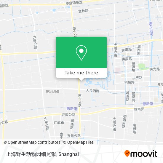 上海野生动物园细尾猴 map