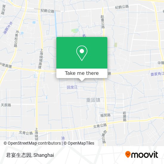君宴生态园 map