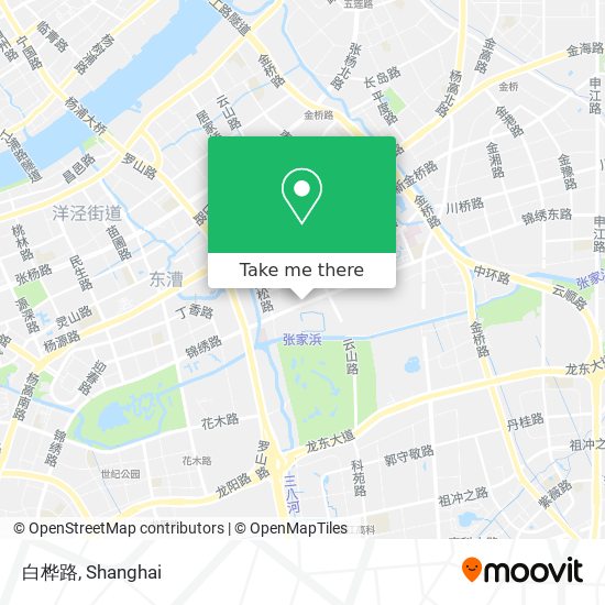 白桦路 map